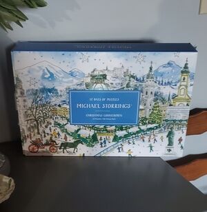 Michael Storrings Christmas Winter Puzzle Sets 12/ NEW⚜️💚⚜️💙
